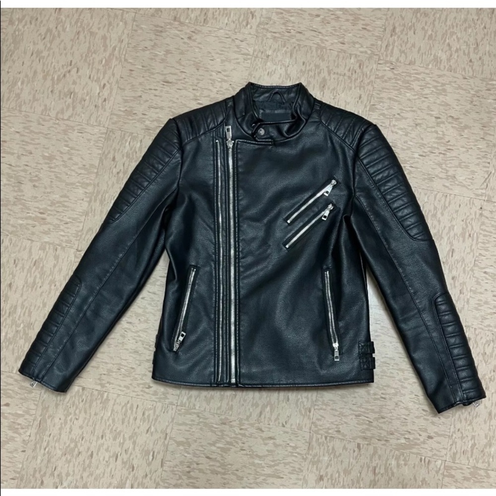 Men’s Zara Leather Biker Jacket